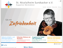 Tablet Screenshot of kappelner-werkstaetten.de